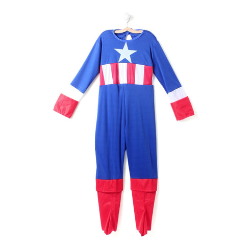 American Superhero Fancy Dress Costume for Kids - Imported
