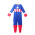 American Superhero Fancy Dress Costume for Kids - Imported