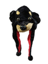 Black Dog Animal Hoodie Kids & Adults Fancy Dress Costume Accessory