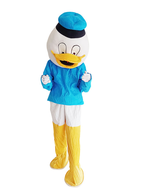 BookMyCostume Comical Sailor Duck Cartoon Mascot Costume For Theme Birthday Party & Events | Adults | Full Size