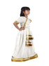 BookMyCostume Mohiniyattam Saree Indian Classical Dance Costume for Girls and Women Without Jewelry