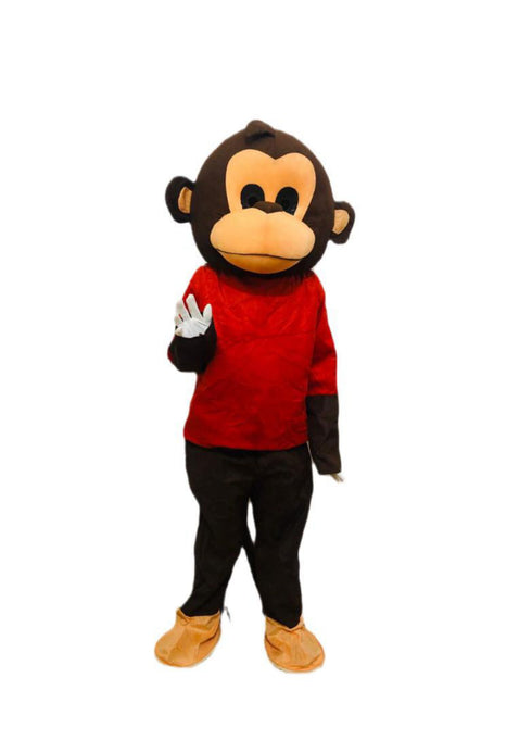 BookMyCostume Buy Monkey Cartoon Mascot Costume For Theme Birthday Party & Events | Adults | Full Size