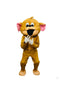 BookMyCostume Buy Naughty Mouse Brown Cartoon Mascot Costume For Theme Birthday Party & Events | Adults | Full Size