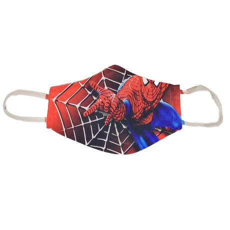 The Red & Blue Superhero Kids Face Mask - Premium