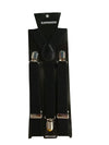 Trendy Black Formal Unisex Premium Suspenders Adults Fancy Dress Costume Accessory