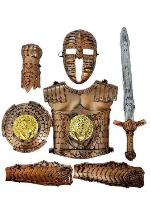 BookMyCostume Traditional Historical Indian Warrior Weapon Set Kids Fancy Dress Costume Accessories