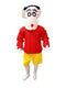 BookMyCostume Red & Yellow Playful & Naughty Boy Cartoon Character Kids Fancy Dress Costume