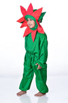 Red Flower Kids Fancy Dress Costume