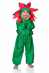 Red Flower Kids Fancy Dress Costume