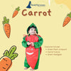 Carrot Gajar Vegetable Kids Fancy Dress Costume