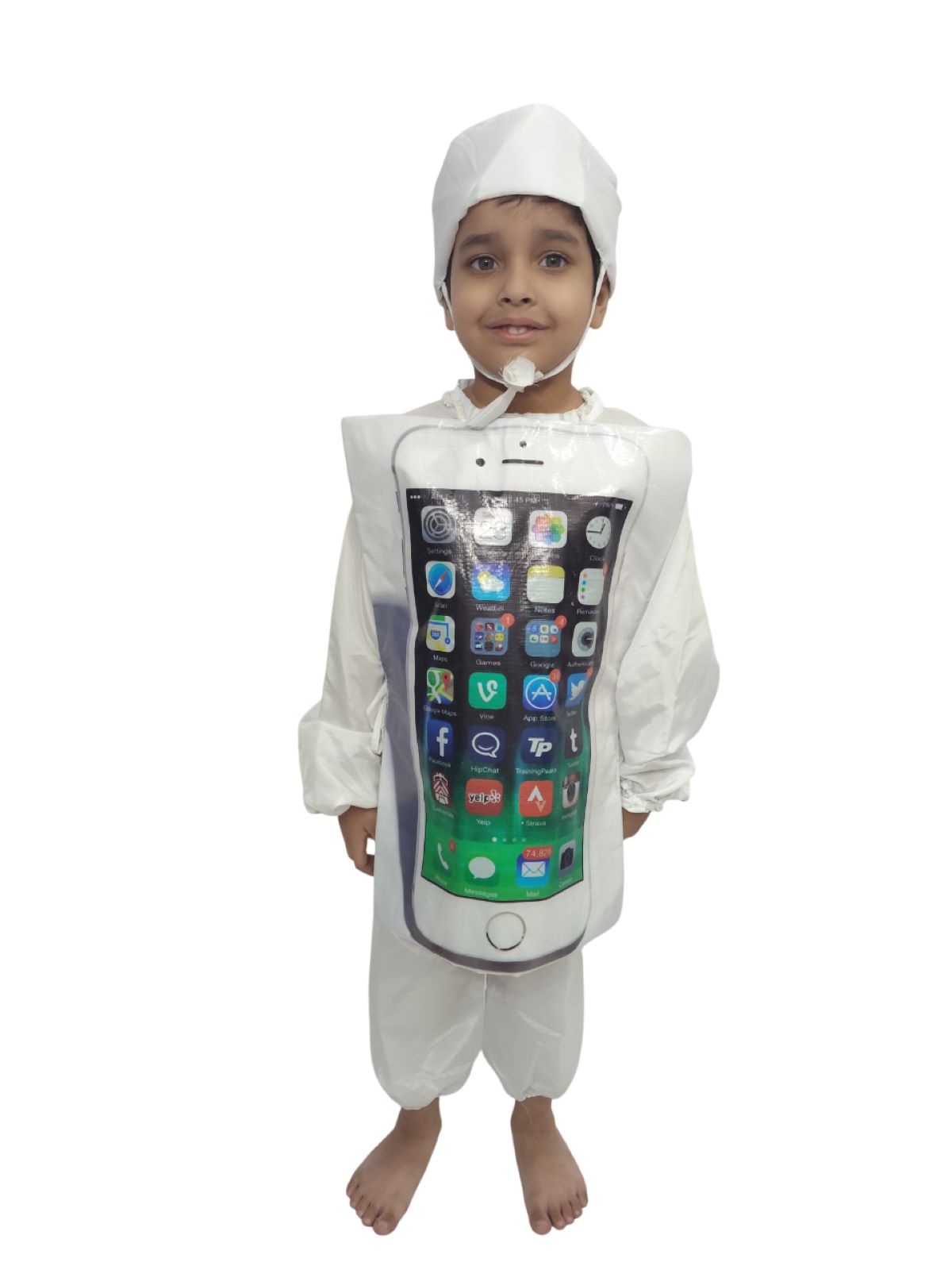 modern technology fancy dress Mobile Phone Digital India Kids Fancy Dress Costume