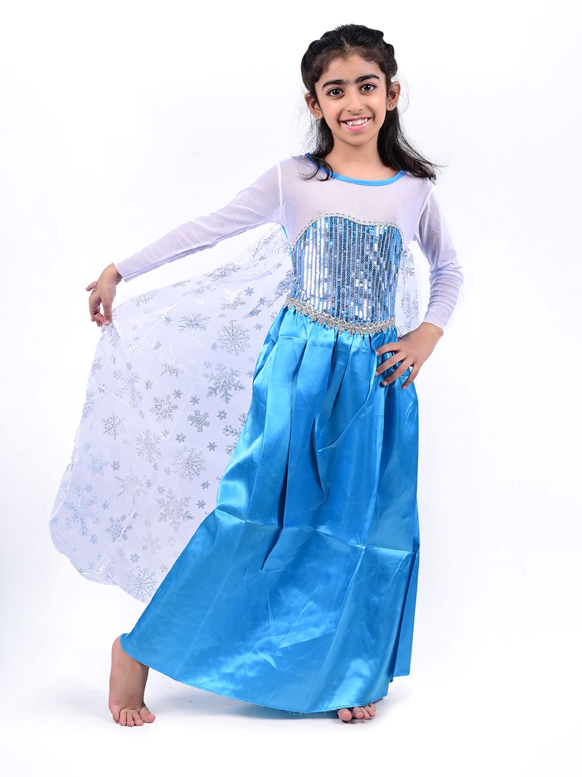 Adult Womens Frozen Princess Elsa Costume Cosplay Party Gown Fancy Dress  Outfit | eBay