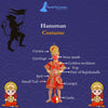 Complete Hanuman Bajrang Bali Hindu God Kids & Adults Fancy Dress Costume | With Gada