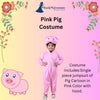 Pink Pig TV Cartoon Jumpsuit Fancy Dress Costume for Kids