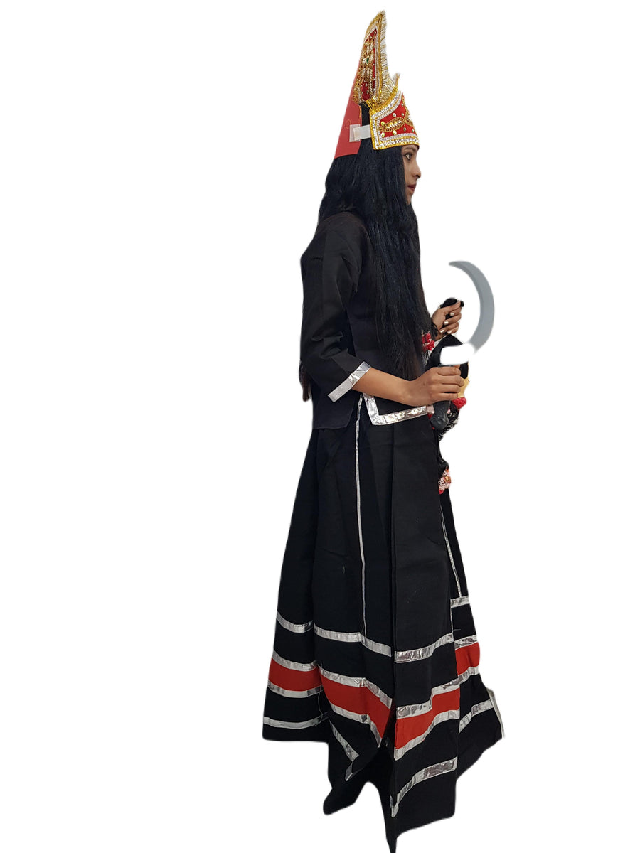 BookMyCostume Kali Mata Hindu Goddess Girls Women Fancy Dress Costume