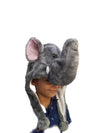 Elephant Animal Hoodie Kids & Adults Fancy Dress Costume Accessory