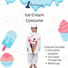 Ice Cream Cold Sweet Food Kids Fancy Dress Costume