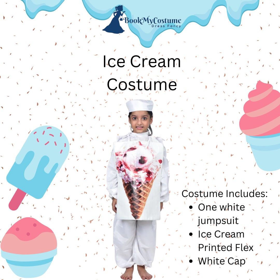 Buy Ice Cream Costume for Women, Group Halloween Costumes Women, Teen Girl  Costume, Waffle Cone Skirt, Ice Cream Shirt Online in India - Etsy