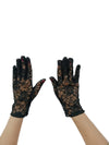 Black Hand Lace Gloves Dance Costume Accessory for Girls