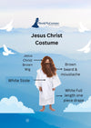 Jesus Christ Christian Religious Leader Kids & Adults Fancy Dress Costume