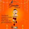 Buy My Friend Ganesha Cartoon Mascot Costume For Theme Birthday Party & Events | Adults | Full Size