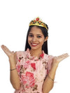 Royal Golden Princess Tiara Crown HeadBand Fancy Dress Costume Accessory for Girls
