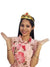 Royal Golden Princess Tiara Crown HeadBand Fancy Dress Costume Accessory for Girls