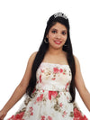 Mini Princess Tiara Hair Comb Crown Fancy Dress Costume Accessory for Girls