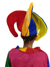 Rainbow Jester Clown Joker Hat For Adults Fancy Dress Costume Accessories