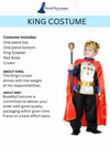 Fairytale Prince Charming with King Scepter Combo Kids Fancy Dress Costume | Halloween Theme | Imported