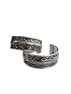 Antique Indian Tribal Silver Cuff Kada Bracelet Bangles (Pair of 2) Fancy Dress Costume Accessory for Girls