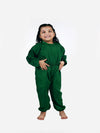 Green Jumpsuit Plant Kids Fancy Dress Costume