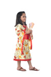 Japanese Girl Kimono with Fan International World Costume for Kids & Adults