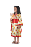 Japanese Girl Kimono with Fan International World Costume for Kids & Adults