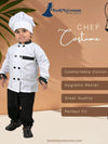 Chef Baker Professional Cook Kids Fancy Dress Costume