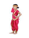 Rani Laxmi Bai Jhansi ki Rani Saree Kids Fancy Dress Costume for Girls with Accessories