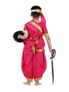 Rani Laxmi Bai Jhansi ki Rani Saree Kids Fancy Dress Costume for Girls with Accessories