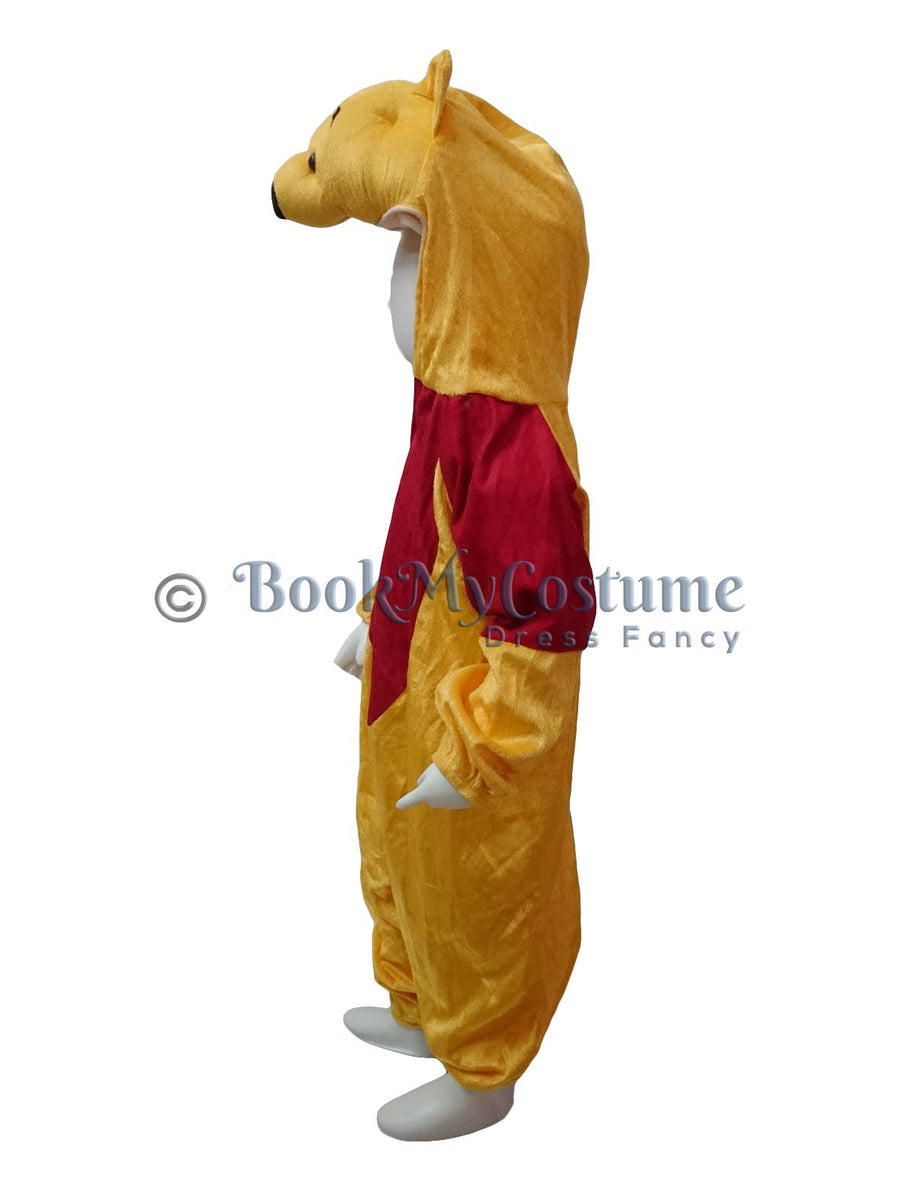 Winnie the Pooh Yellow Honey Bear Cartoon Kids Fancy Dress Costume