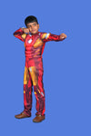 Iron Man Marvel Avengers Superhero Muscles Look Kids Fancy Dress Costume - Imported