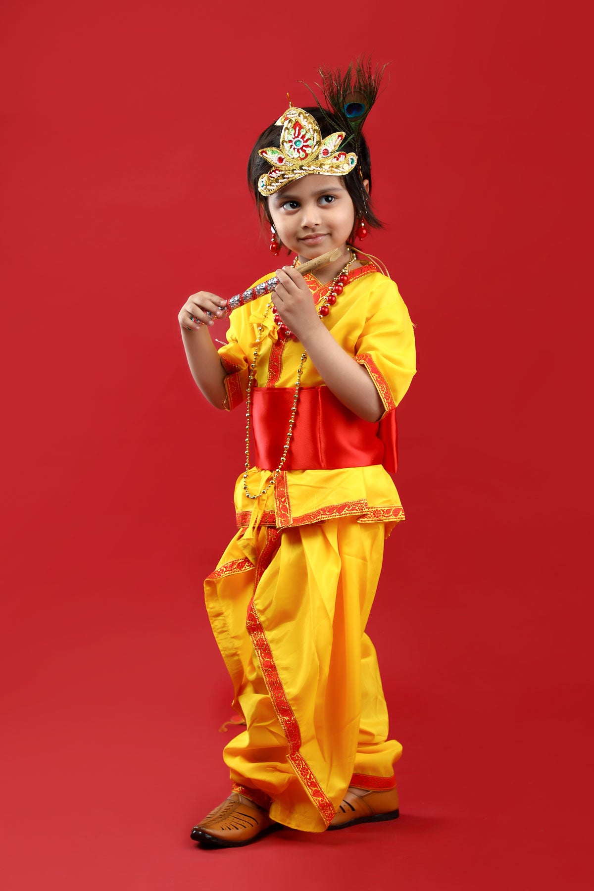 Zest 4 Toyz Krishna Costume for Kids Baby Kanha Janmashtami Rajasthani  Fancy Dress Kurta Dhoti with Accessories for Baby Boys Girls (New Born to  12 Months) : Amazon.in: Clothing & Accessories