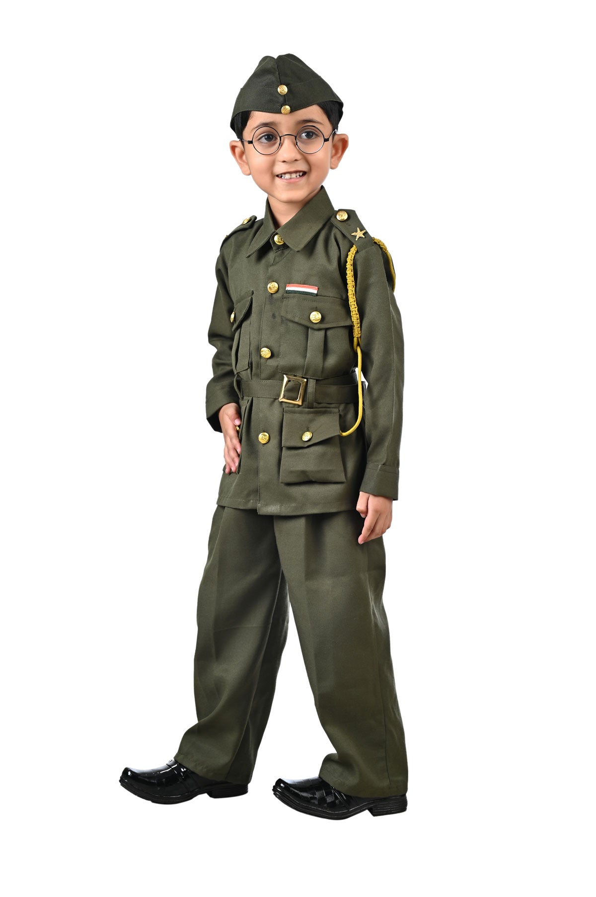 Buy FANCY KIDDOS DRESS STORE Subhash Chandra Bose Costume for Kids for 3  Years Old Online at Low Prices in India - Amazon.in