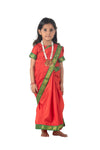 Indian Saree for Rani Queen Historical Personality Fancy Dress Costume