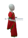 School/College Principal Professional Kids Saree Fancy Dress Costume