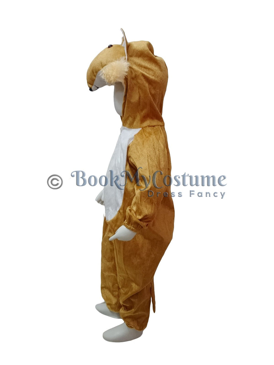 Brown Fox Clever Animal Kids Fancy Dress Costume