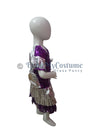 Rent Buy Western Dance Costume Top & Frock for Girls Online in India - Purple Silver color combination