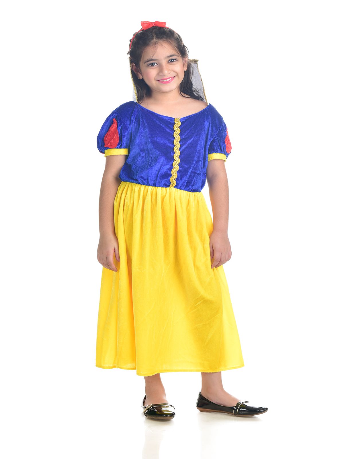BookMyCostume Kind Princess with Dwarfs Fairy tale Kids Fancy Dress Costume  Imported