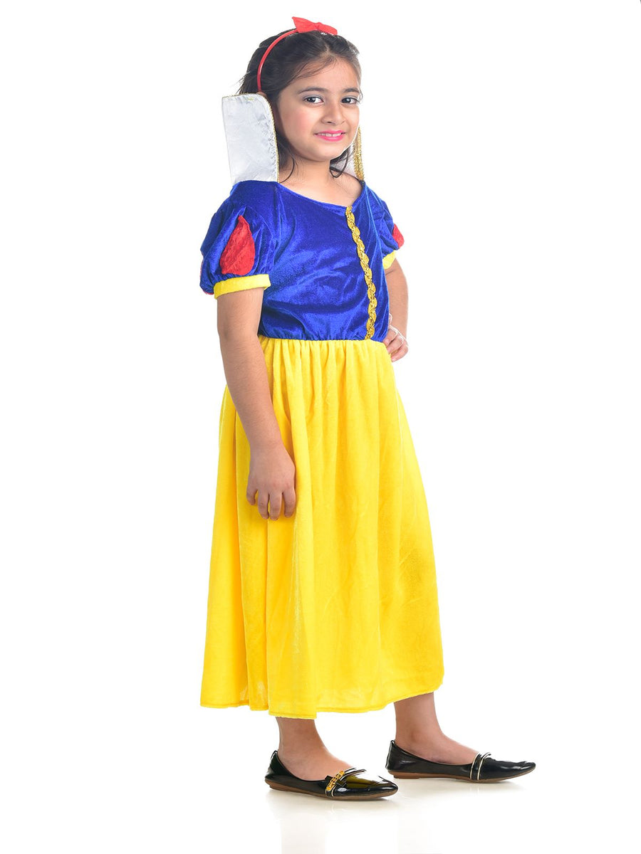 Snow White Disney Princess & the Seven Dwarfs Fairy tale Kids Fancy Dress Costume | Imported