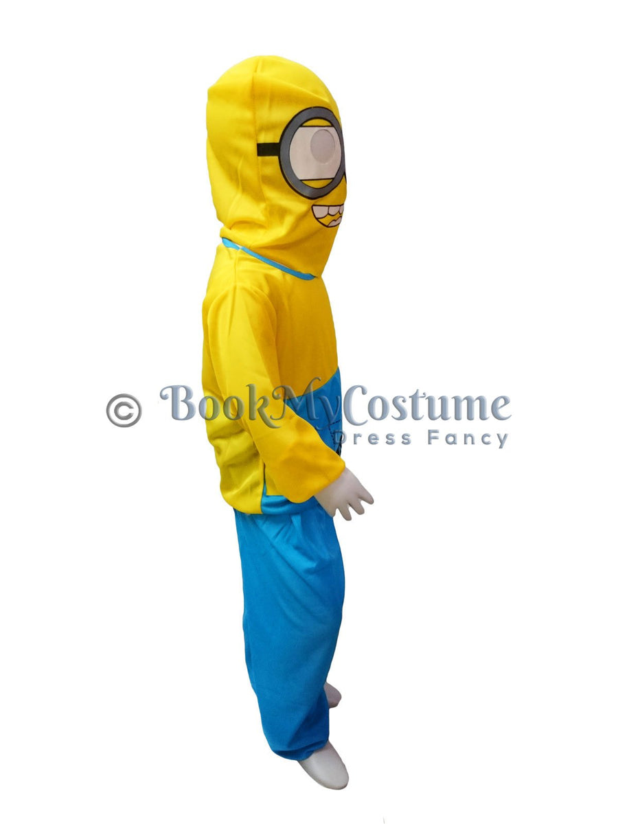 Minion Cartoon Character (Despicable Me) Kids Fancy Dress Costume | Standard