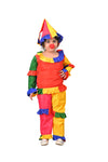 Joker Colorful Clown Kids Adults Fancy Dress Costume