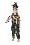 Baahubali Warrior Indian Movie Character with Helmet & Sword Kids & Adults Fancy Dress Costume